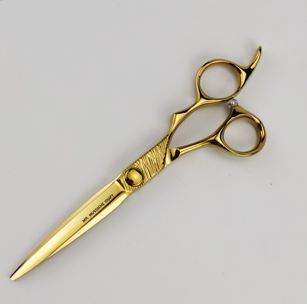 Zestaw Nożyczki 5.5"+ Degażówki 5.5" Mr.Mustache Gold Craft