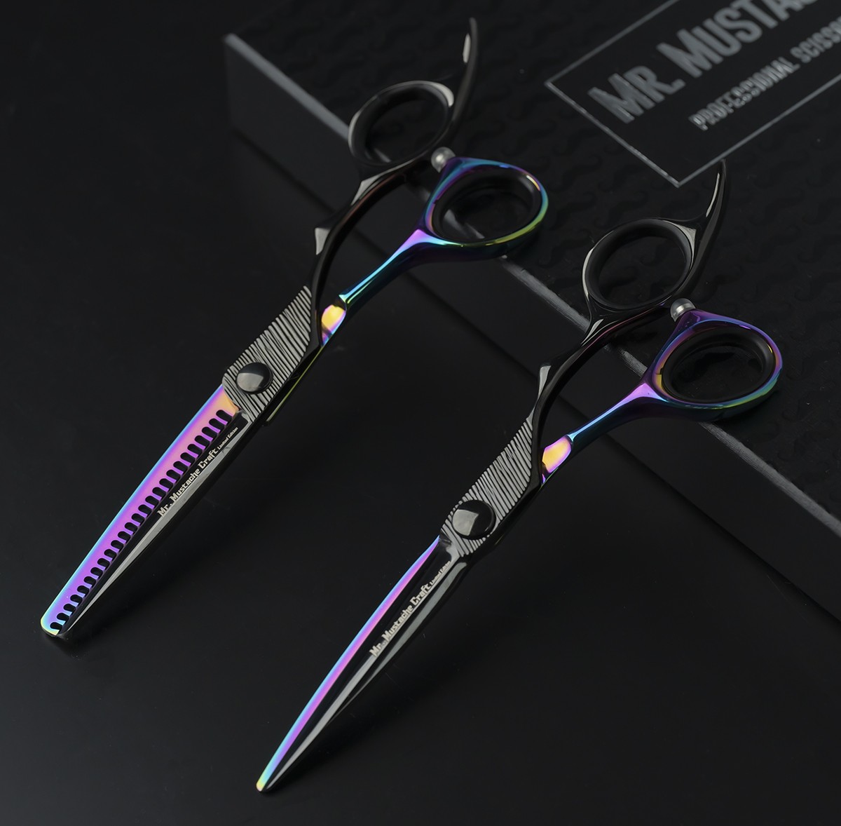 Zestaw Nożyczki 6"+ Degażówki 6" Mr.Mustache Craft x Gasolina